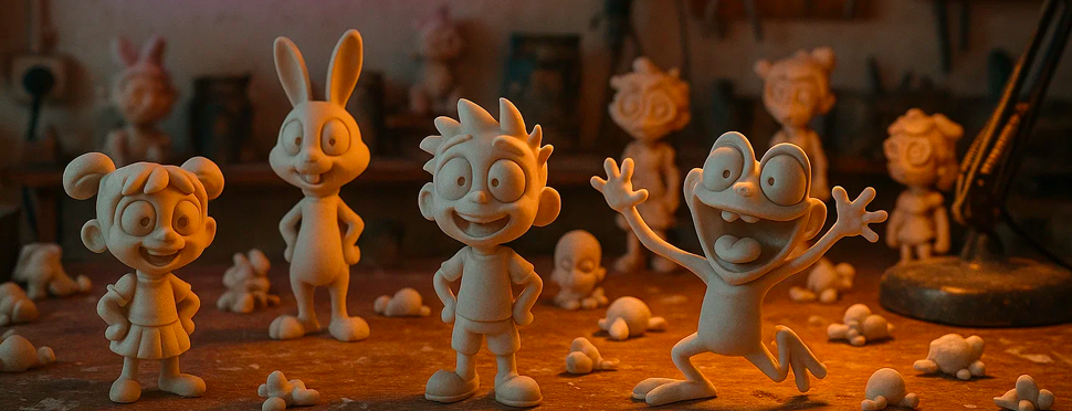 Figurines MiniFreaks dans l’atelier